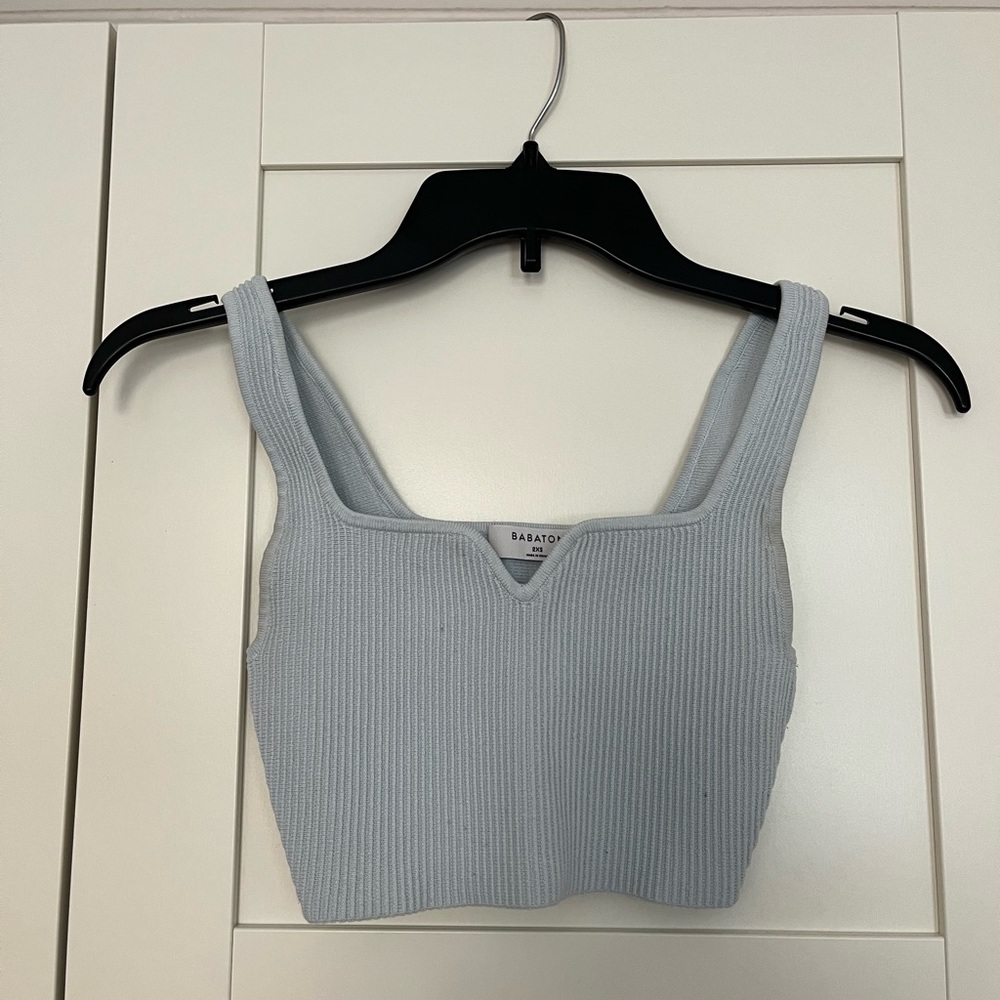 Babaton Women's Ribbed Crop Tank